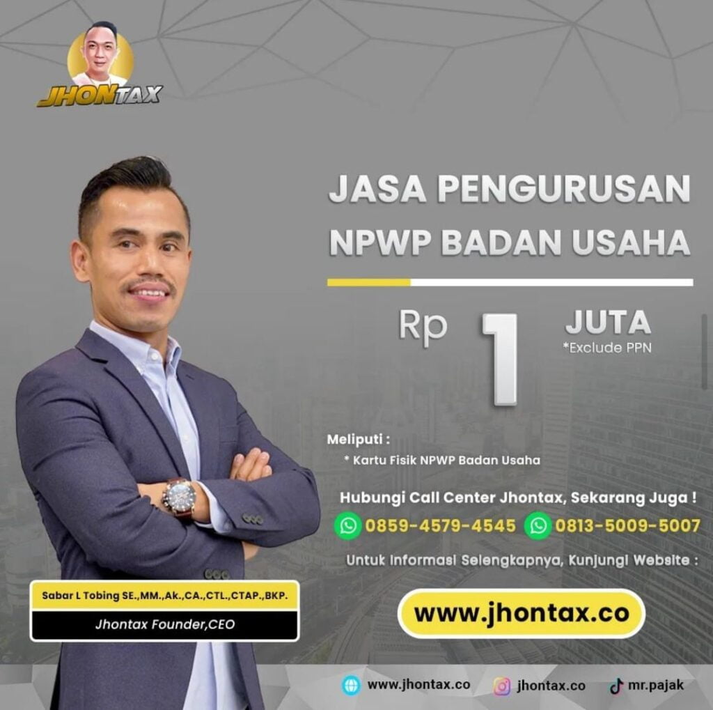 JASA PENGURUSAN NPWP BADAN USAHA