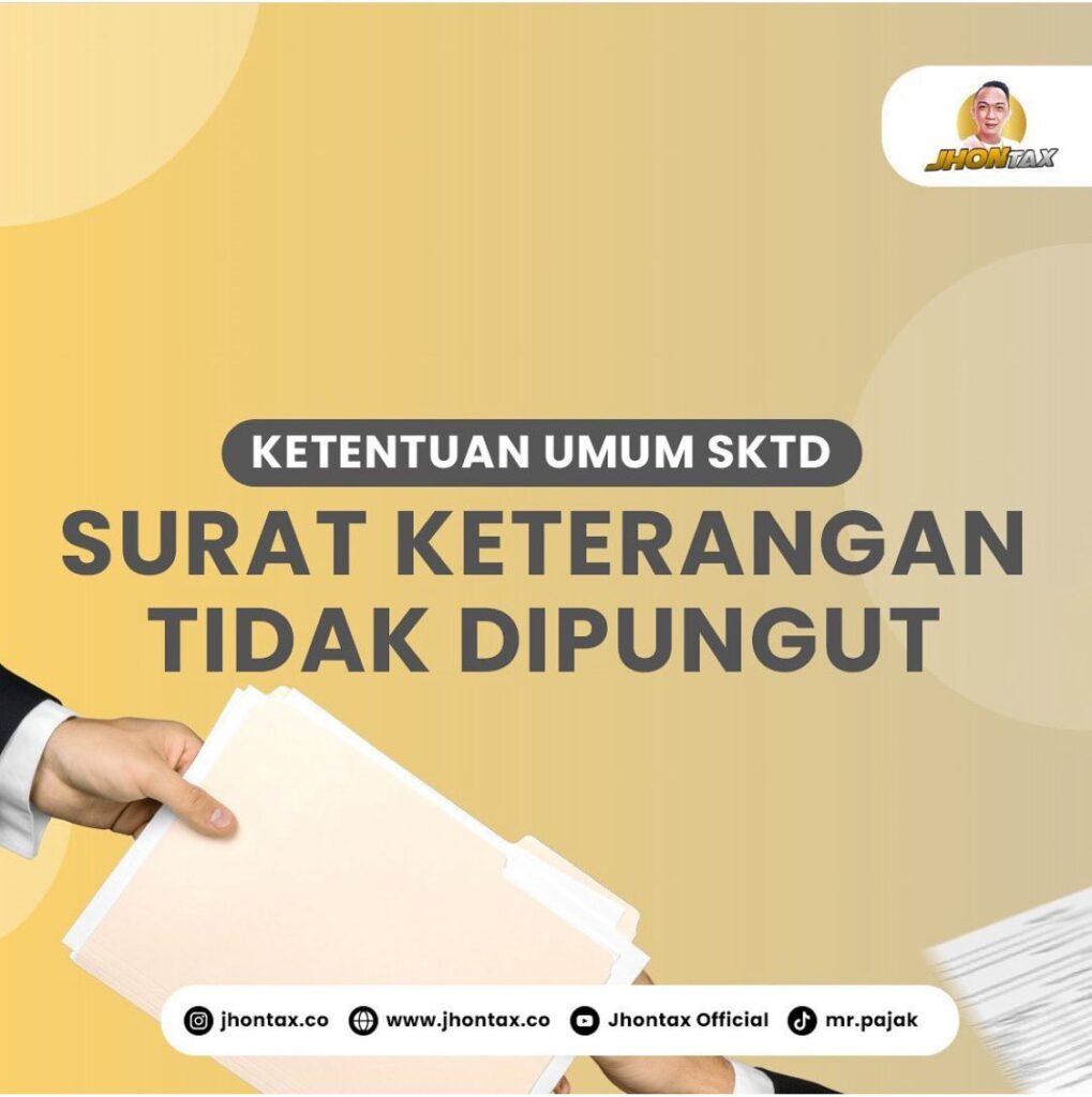 Surat Keterangan Tidak Dipungut